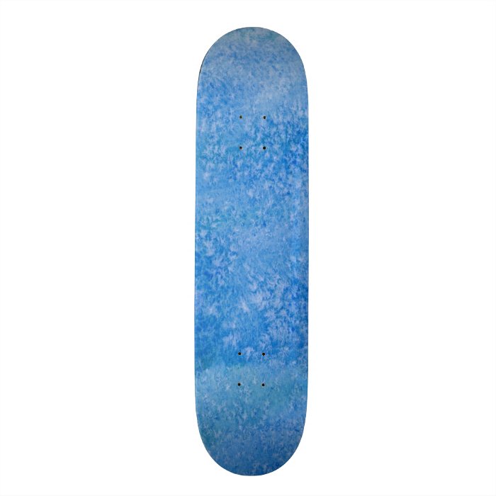 Blue Watercolor Background Skate Decks