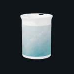 Blue watercolor beverage pitcher<br><div class="desc">Blue watercolor</div>