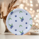 Blue Watercolor blueberry berry sweet birthday  Paper Plates<br><div class="desc">Blue Watercolor blueberry berry sweet birthday Paper Plates
Matching items are available.</div>