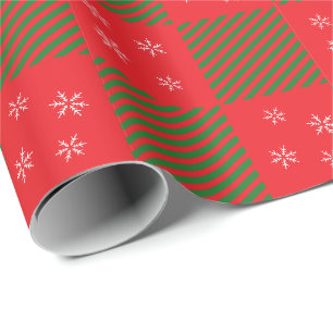 Blue Watercolor Dog Paw Print Wrapping Paper