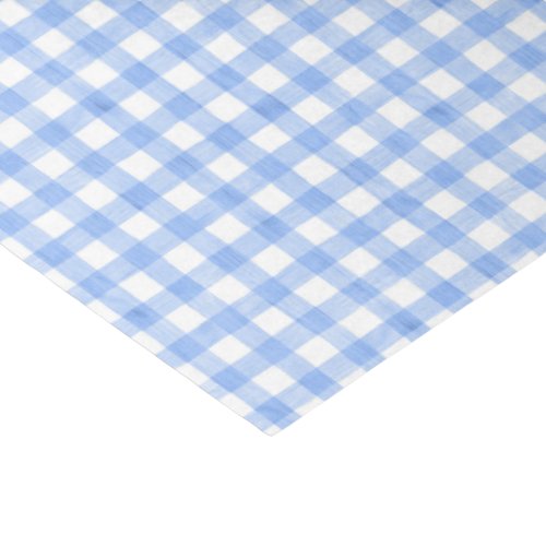 Blue Watercolor Gingham Tissue Paper