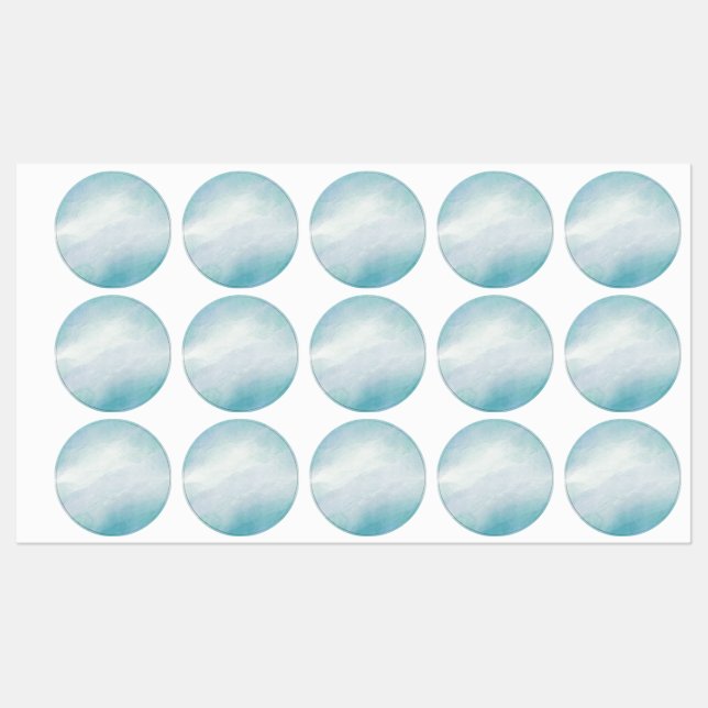 Blue watercolor labels (Sheet)