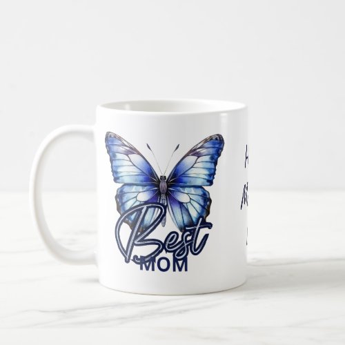 Blue Watercolor Mothers Day Mug