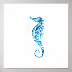 seahorse watercolor Seahorse watercolour print seahorse art seahorse poster poster of seahorse seahorse wall art