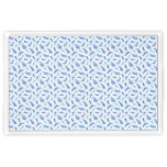 Blue Watercolor Spots Extra Large Rectangle Tray at Zazzle