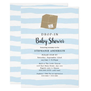open house baby shower invitations