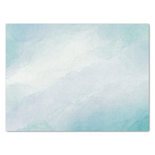 Blue watercolor tissue paper
