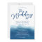 Blue Watercolor Wave | Wedding Invitation