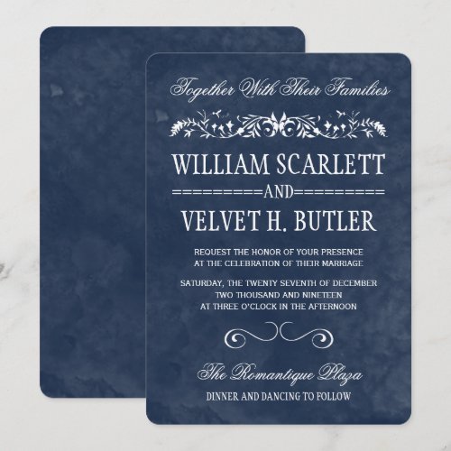 Watercolor Wedding Invitations