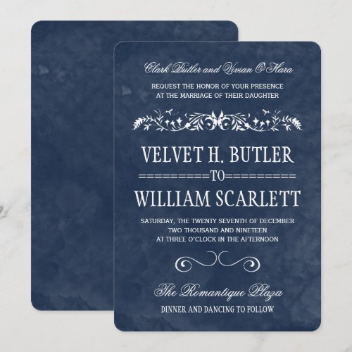 Watercolor Wedding Invitations