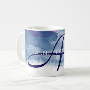 monogram coffee travel mugs