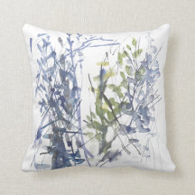 Blue watercolour flowers