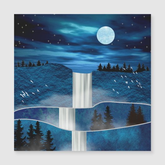 Blue Waterfall (Front)