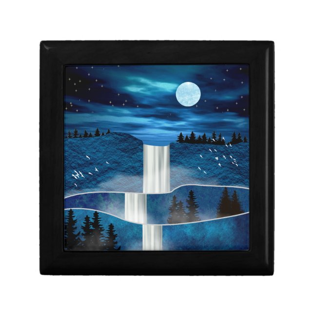 Blue Waterfall Gift Box (Front)