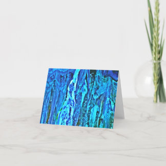 Blue Waterfall Thank You Card