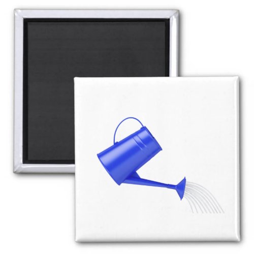 Blue watering can magnet