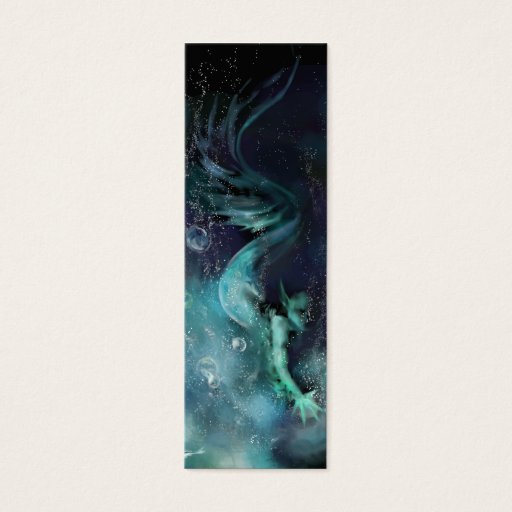Customizable Blue Waters bookmark Business Card