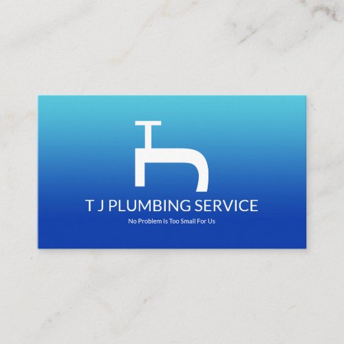 Blue Waters Letters T J Business Card