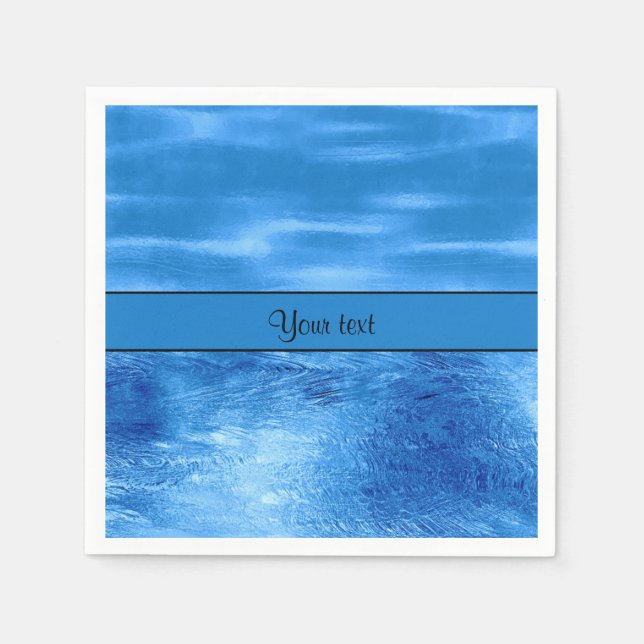 Blue Waters Paper Napkins (Front)