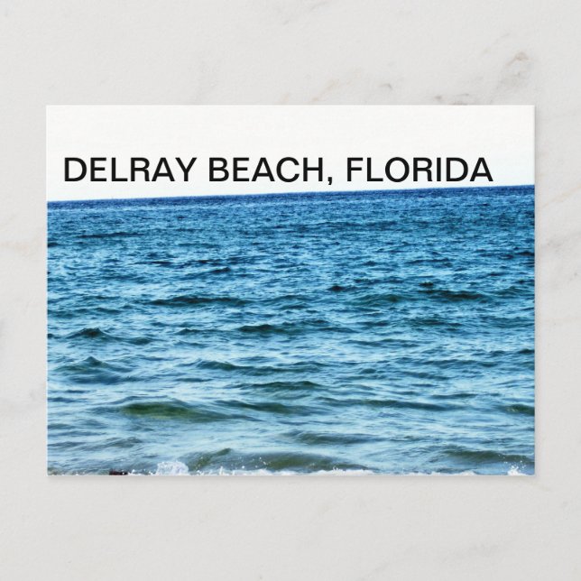 BLUE WATERS POSTCARD (Front)