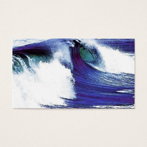 Customizable Cool Wave Business Card Template