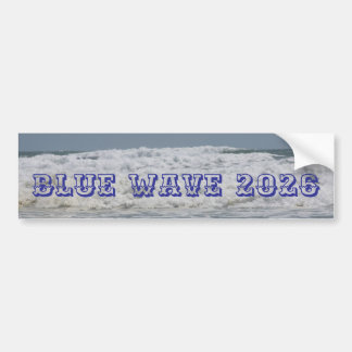 Blue Wave 2026 Bumper Sticker
