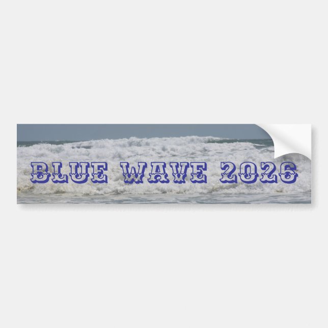Blue Wave 2026  Bumper Sticker (Front)