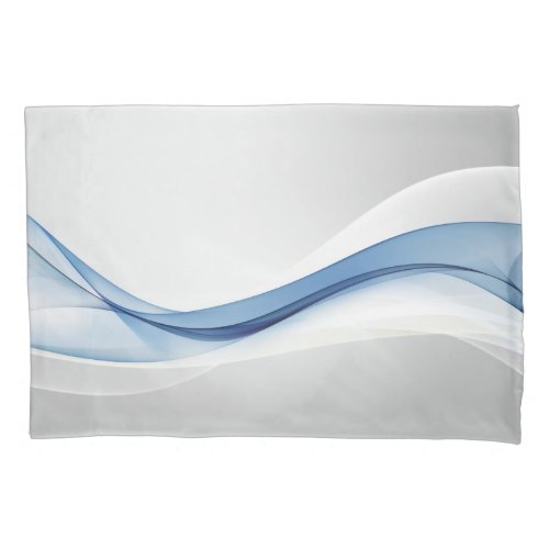 Blue Wave Abstract 2 sides Pillowcase