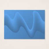 Blue Wave Abstract Image Design. (Back)