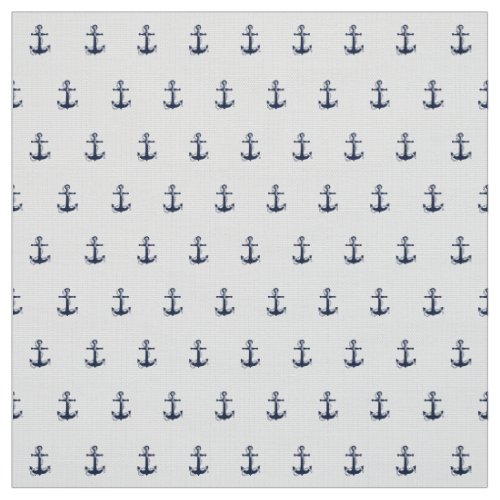 Blue Wave Anchor NavyWht ID836 Fabric