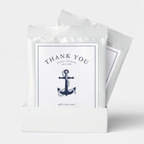 Blue Wave Anchor Wedding Thank You V3 BlWt ID836  Margarita Drink Mix