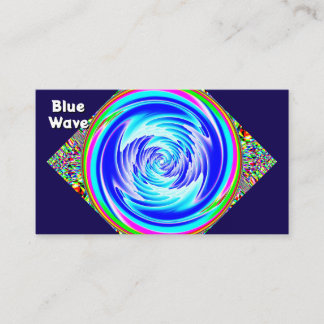 Blue Wave (change the words) Business Card