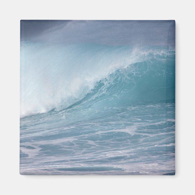 Blue wave crashing, Maui, Hawaii, USA 2 Magnet (Front)