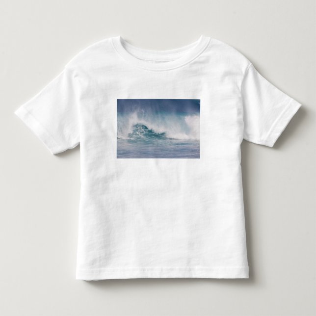 Blue wave crashing, Maui, Hawaii, USA 3 Toddler T-shirt (Front)