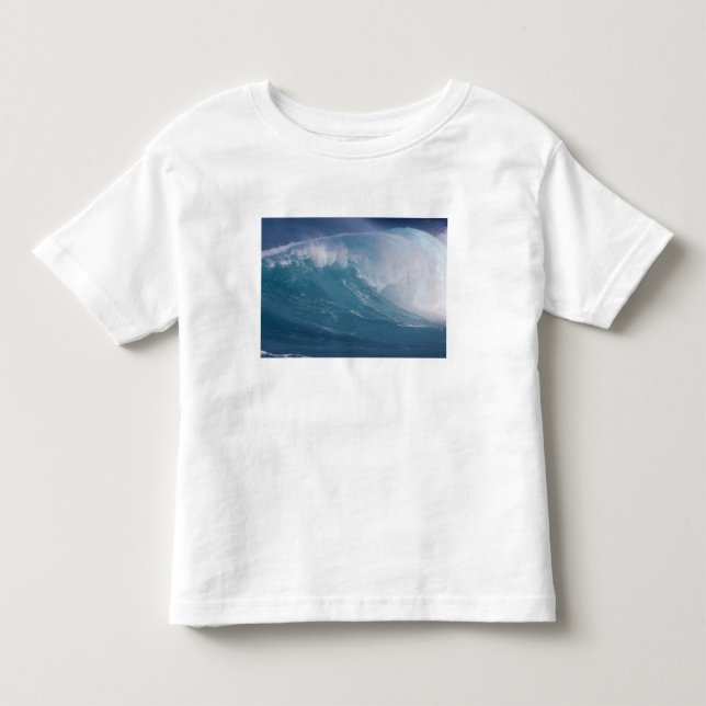Blue wave crashing, Maui, Hawaii, USA Toddler T-shirt (Front)