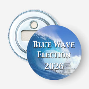 Blue Wave Election 2026 Bottle Opener