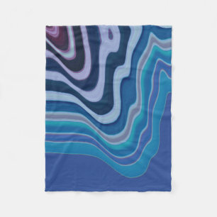 Blue Wave Fleece Blanket