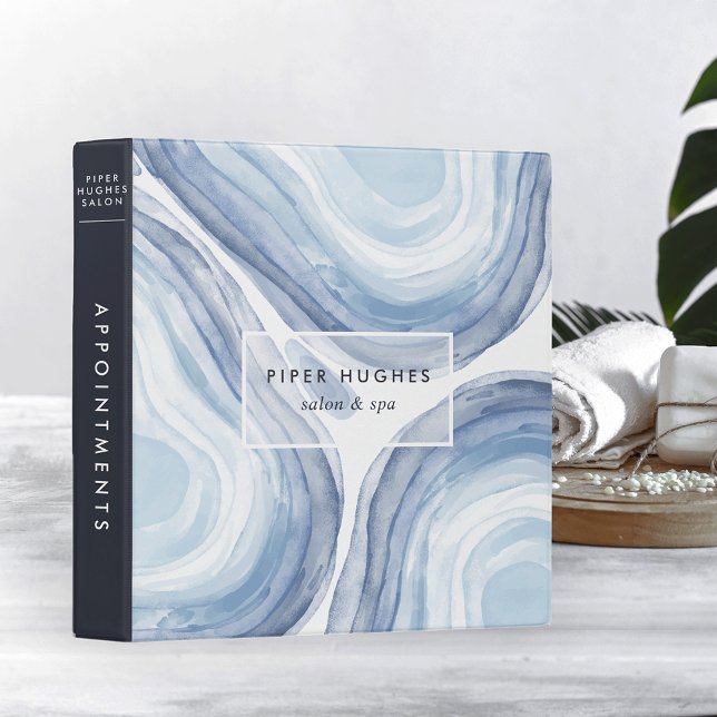 Blue Wave Geode Binder (Creator Uploaded)