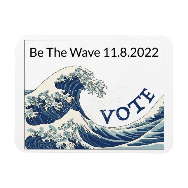 Blue Wave Get Out the Vote Magnet (Horizontal)