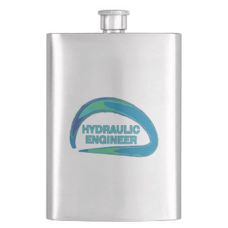 Blue Wave Hydraulic Engineer Mug Flask