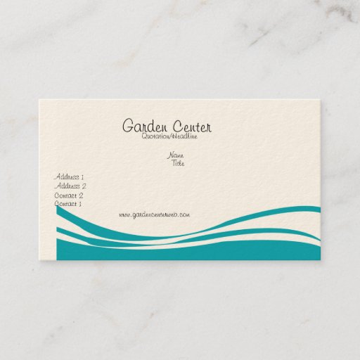 Customizable Landscape Garden Bird Sunflower Business Card Template