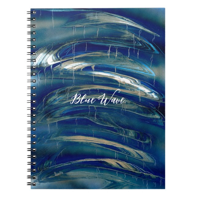 Blue Wave Notebook (Front)