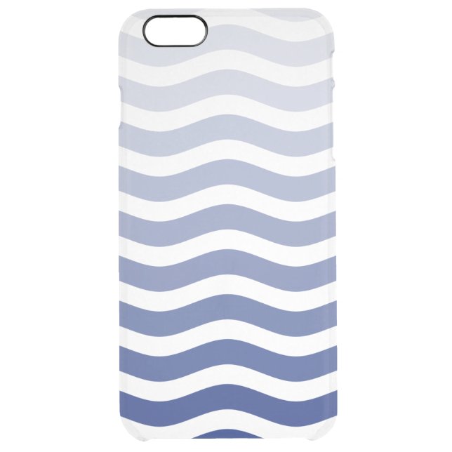 Blue Wave Ombre Uncommon iPhone Case (Back)