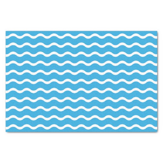 blue wave tissue paper 