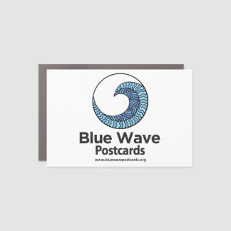 Blue Wave Postcards Car Magnet