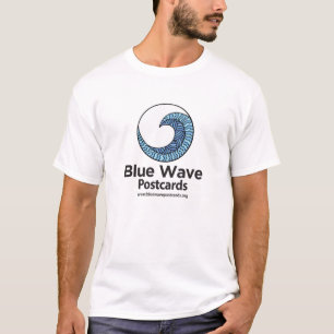 Blue Wave Postcards - Men's Basic T-Shirt