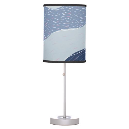 Blue Wave Table Lamp