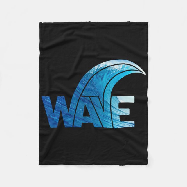 Blue Wave Vote Democratic President Resist Trump  Fleece Blanket (Front)