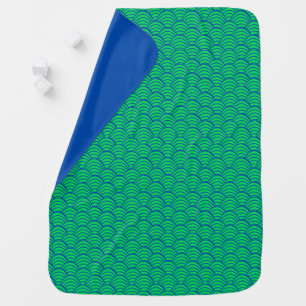 Blue Waves Baby Blanket