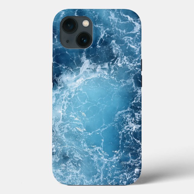 Blue Waves Case-Mate iPhone Case (Back)